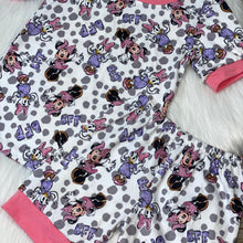 Load image into Gallery viewer, Mouse &amp; Duck BFF Short Sleeve Loungewear Set
