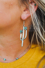Load image into Gallery viewer, Carmine Cactus Earrings
