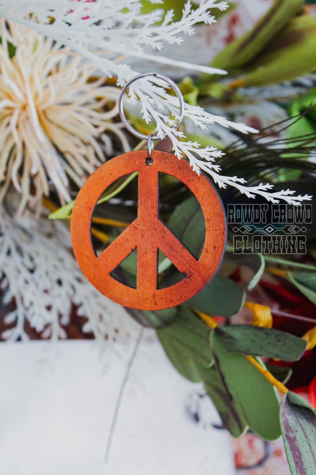 Peace to the World Keychain