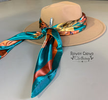 Load image into Gallery viewer, Orange Floral Wild Rag
