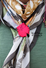 Load image into Gallery viewer, Pink Malibu Tee Clip/Scarf Slide
