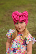 Load image into Gallery viewer, Pink Bright Animals Rainbow Flutter Sleeve Peplum Set
