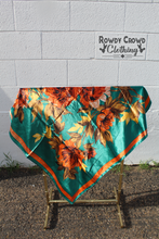 Load image into Gallery viewer, Orange Floral Wild Rag
