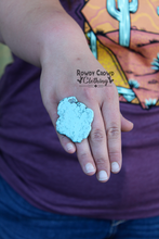 Load image into Gallery viewer, Turquoise Scarf Slide/ Ring / Tee Clip
