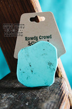 Load image into Gallery viewer, Turquoise Scarf Slide/ Ring / Tee Clip
