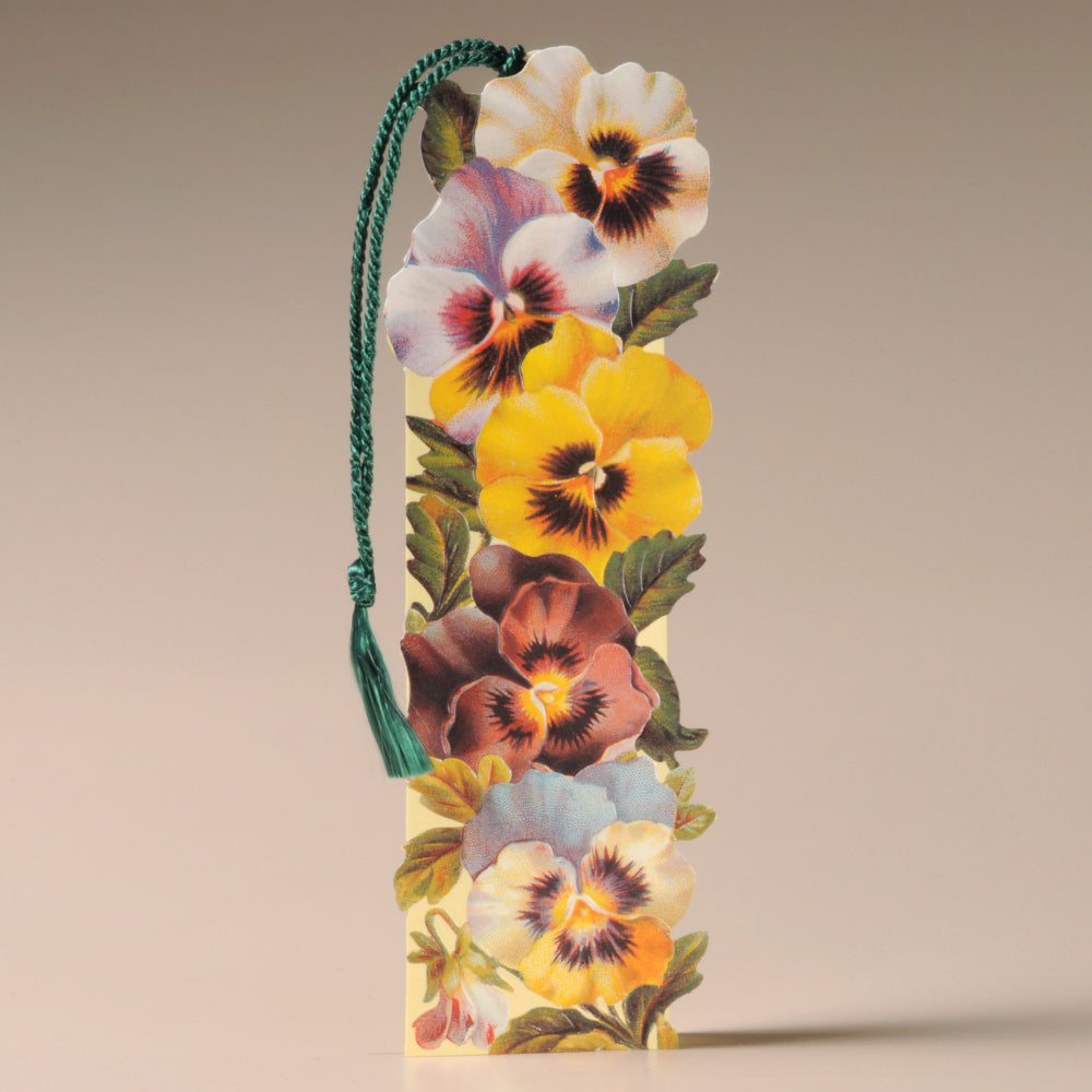 Mamelok Floral Bookmark  – Pansies